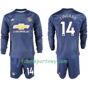 Koszulka Manchester United LINGARD 14 Dziecięcy Trzeci Koszulki Piłkarskie 2018-2019 Długi Rękaw